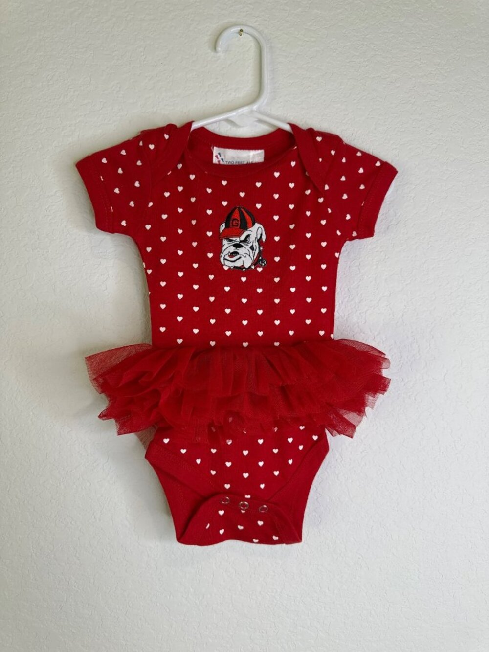 NWT UGA Georgia Bulldogs Tutu Bodysuit